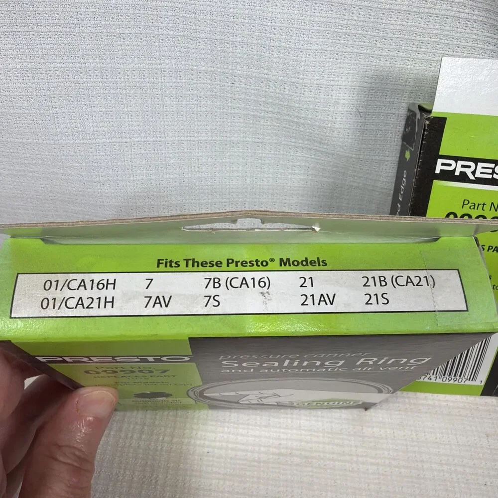 Presto 09907 Pressure Canner Sealing Ring Gasket Air Vent OEM New